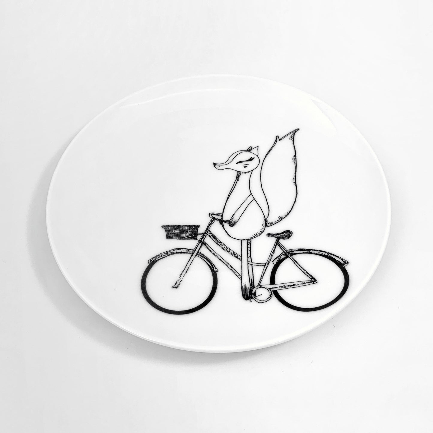 Heikki On A Bike Plate