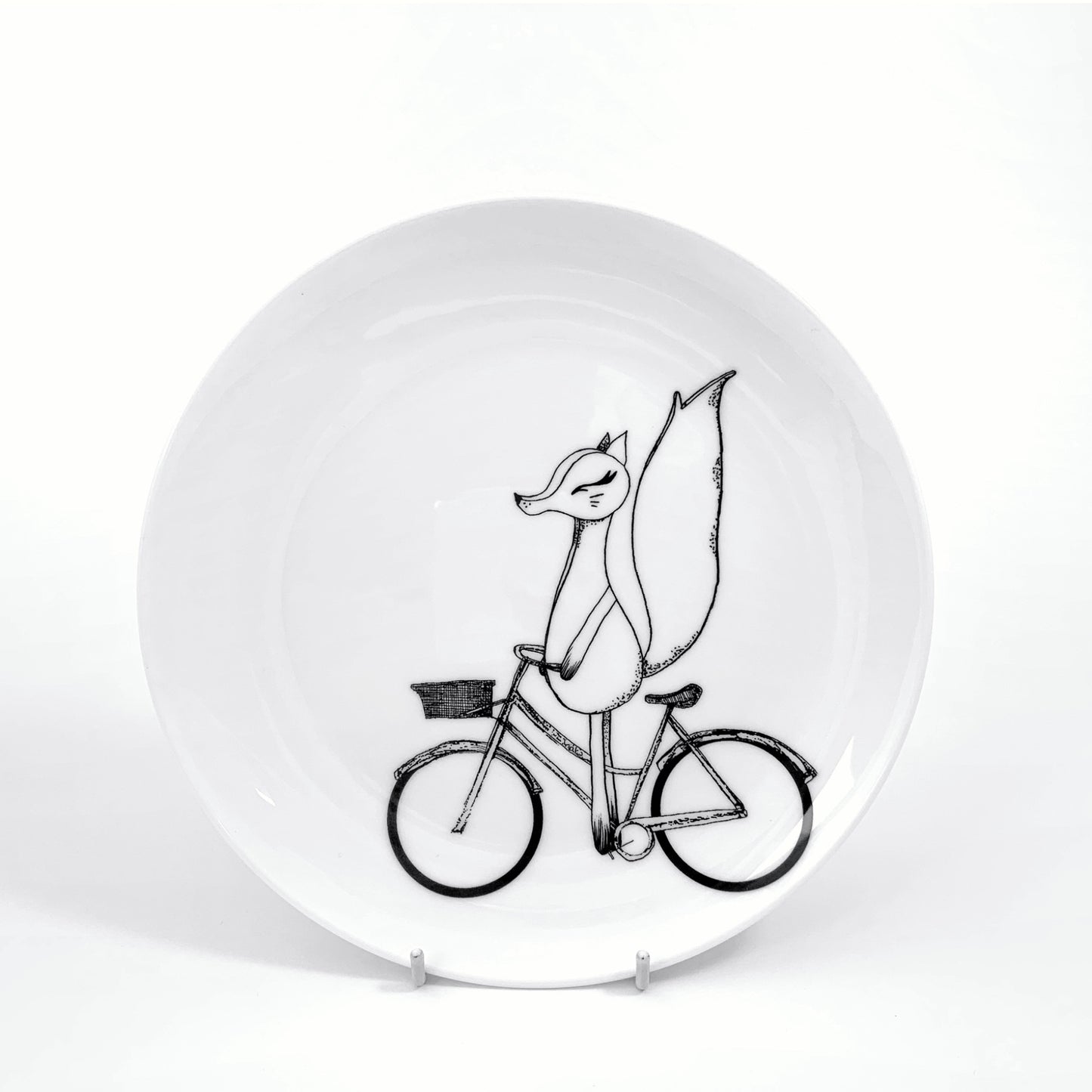 Heikki On A Bike Plate