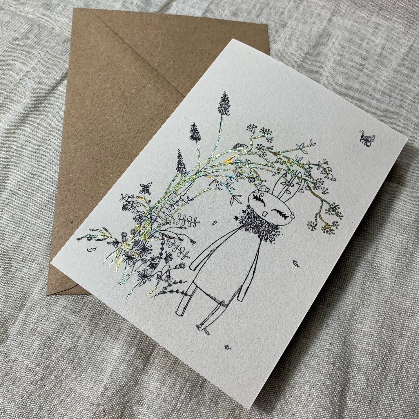 Floral Bee Card